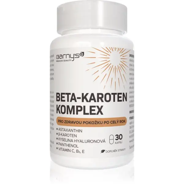 Barny's Beta karoten komplex kapsle s betakarotenem 30 cps