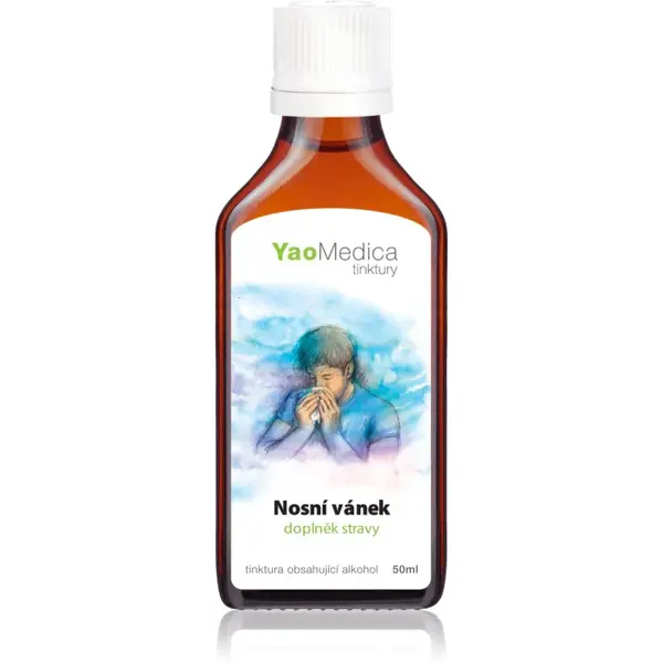 YaoMedica Nosní vánek bylinná tinktura pro podporu zdraví dýchacích cest 50 ml