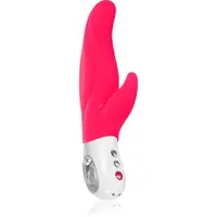Fun Factory Lady Bi vibrátor se stimulátorem klitorisu India Red 22 cm
