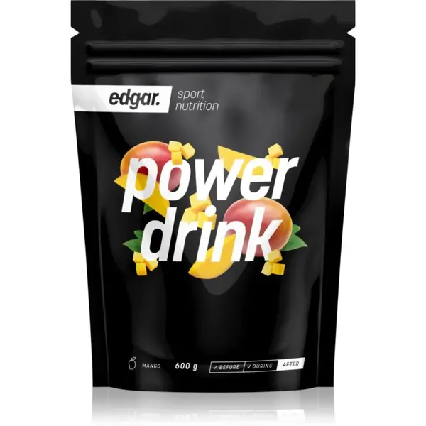 Edgar Power Drink podpora sportovního výkonu příchuť Mango 600 g