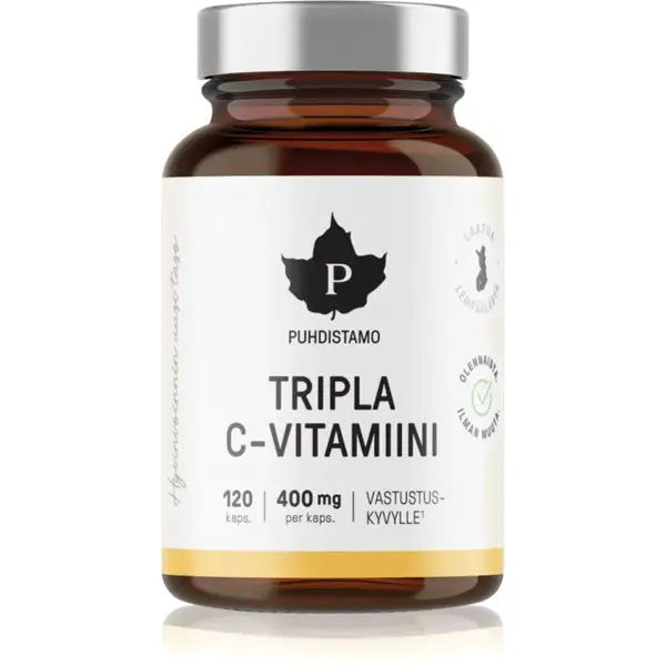 Puhdistamo Triple Vitamin C podpora imunity 120 cps