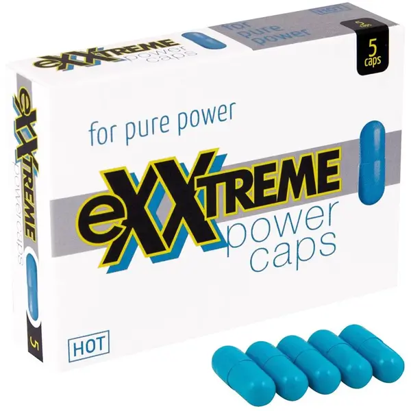 HOT Exxtreme Power Caps kapsle pro podporu erekce 5 cps