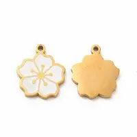 Ion Plating(IP) 304 Stainless Steel Enamel Charms