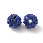 Polymer Clay Rhinestone Beads
