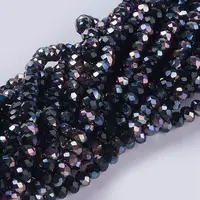 Electroplate Glass Beads Strands