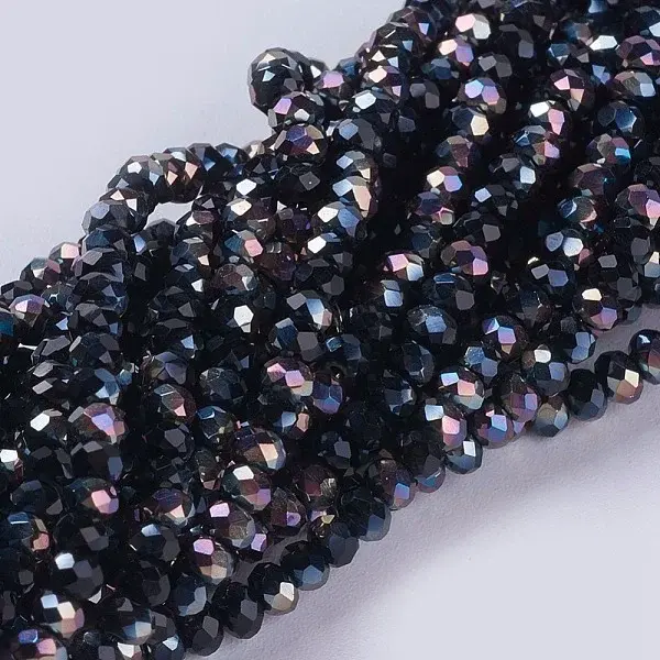 Electroplate Glass Beads Strands