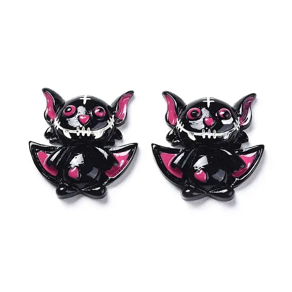 Halloween Theme Opaque Resin Cabochons