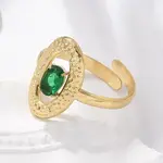 304 Stainless Steel Cuff Rings for Women