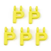 Rack Plating Spray Painted Alloy 2-Loop Link Pendants