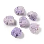 Synthetic Shell Dyed Carved Beads
