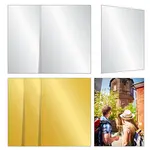 6 Pcs 2 Colors Aluminum Heat Transfer Plate