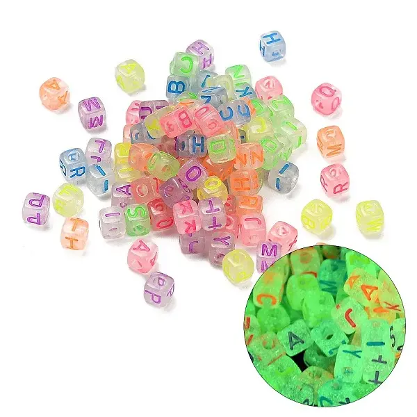 Luminous Transparent Acrylic Beads