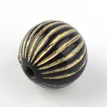 Round Plating Acrylic Beads