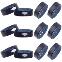 100Pcs Leather with Alloy Waist Belt Keeper Rings