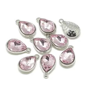 Alloy Glass Charms