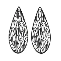 Spray Painted 430 Stainless Steel Pendants