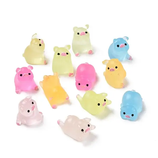 3D Luminous Transparent Resin Cabochons