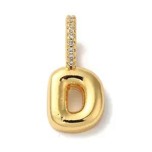 Brass Micro Pave Cubic Zirconia Pendants
