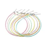 7Pcs 7 Color Round Acrylic Beaded Necklaces for Women