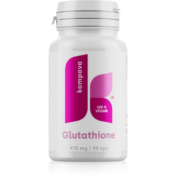 Kompava Glutathione kapsle pro podporu detoxikace organismu 90 cps