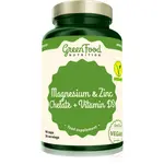 GreenFood Nutrition Magnesium & Zinc Chelate + Vitamin D3 kapsle pro podporu imunitního systému, krásné vlasy, pleť a normální stav zubů 90 cps