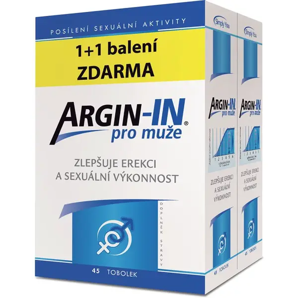 ArginMax ARGIN-IN pro muže tobolky pro podporu erekce 45 cps