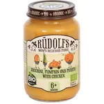 Rudolf’s BIO cuketa, dýně, brambory s kuřecím masem dětský příkrm 190 g