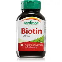 Jamieson Biotin 250 mcg tablety pro krásné vlasy, pleť a nehty 100 tbl