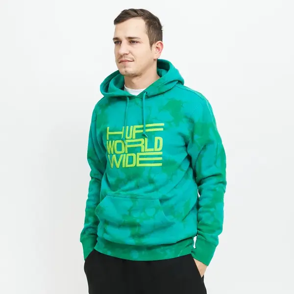 HUF Broadcast Tiedye Hoodie S