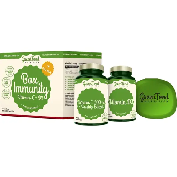 GreenFood Nutrition Immunity Box darčeková sada na podporu imunitného systému