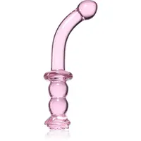 Dream Toys Glaze Glass 8" Rosebud G-spot dildo 19 cm