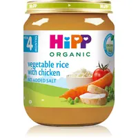 Hipp BIO zelenina a ryža s kuracím mäsom detský príkrm 125 g
