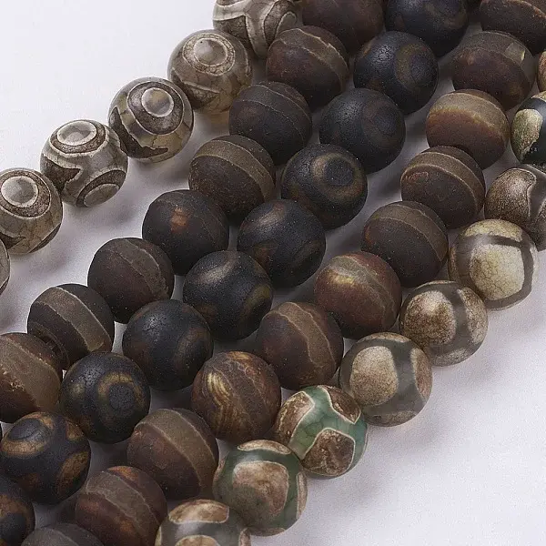 Tibetan Style dZi Beads