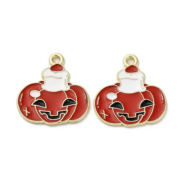 Halloween Alloy Enamel Pendants
