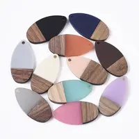 Resin & Walnut Wood Pendants