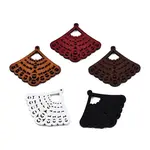 Spray Painted Wooden Pendants