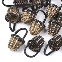 Handmade Reed Cane/Rattan Woven Pendants