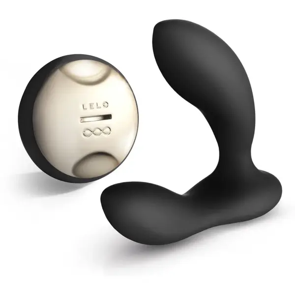 Lelo Hugo Prostate Massager análny kolík vibračné Black 11.5 cm
