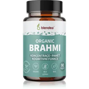 Blendea Organic Brahmi kapsuly na podporu pamäti a koncentrácie 90 cps