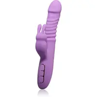 Pipedream Fantasy For Her Thrusting Silicone Rabbit vibrátor so stimulátorom klitorisu 23,5 cm