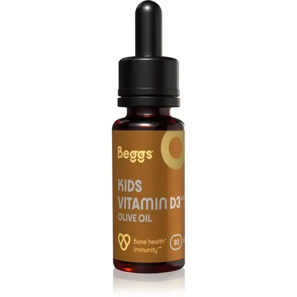 Beggs Kids Vitamin D3 400 IU Olive Oil kvapky s vitamínom D pre deti od narodenia 30 ml