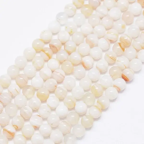 Natural Stripe Agate Beads Strands