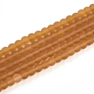 Transparent Glass Beads Strands