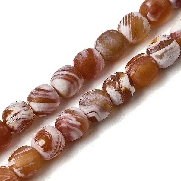 Dyed & Heated Natural Fire Crackle Agate Beads Strands