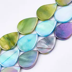 AB Color Freshwater Shell Beads Strands