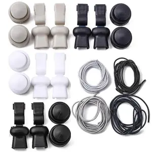 16Set 4 Color DIY Elastic Lock Shoelace