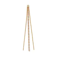 Brass Micro Pave Clear Cubic Zirconia Big Pendants