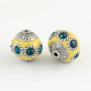 Round Handmade Indonesia Beads