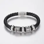 Braided Leather Cord Bracelets