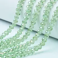 Electroplate Glass Beads Strands